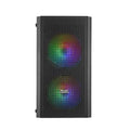 Gabinete micro-ATX Mars Gaming MC300 negro, minitorre con espacio para componentes y ventilación, diseñado para PCs gaming.