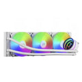 Ventilador de refrigeración Mars Gaming Cooler ML-ONE360 FRGB en color blanco, con iluminación RGB para PCs.