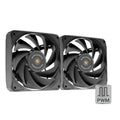 Kit de refrigeración MARS GAMING VENTIS 2EN1 de 120mm, silencioso y eficiente para enfriar componentes de PC.