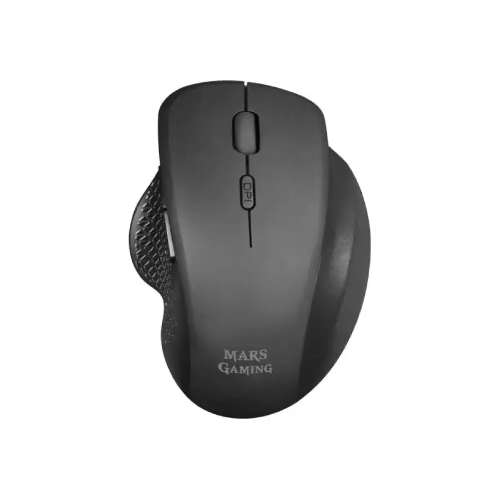 Ratón inalámbrico Mars Gaming MMWERGO con diseño ergonómico y 3200 DPI, visible en la imagen.