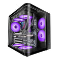 MARS GAMING Semitorre ATX MCCURV negra