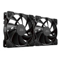 Ventilador de refrigeración silencioso MARS GAMING MF-PROX2 en color negro, ideal para mejorar la circulación del aire en tu PC.