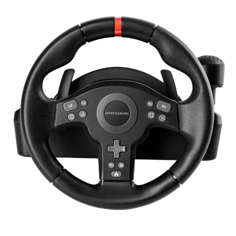MARS GAMING Volante Simulación Carreras Negro - detalle