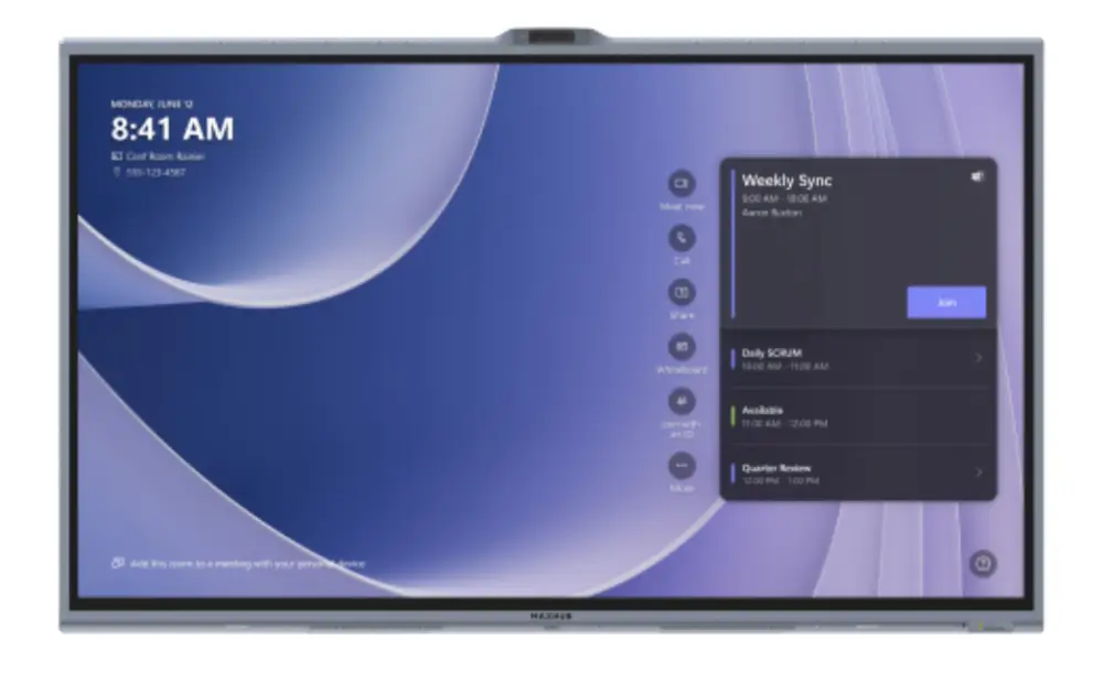 MAXHUB XBoard V7 Series 190.5 cm (75") 3840 x 2160 Pixeles VA Wi-Fi 6 (802.11ax) Negro Bluetooth