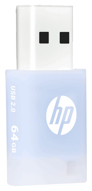 MEMORIA USB 2.0 HP 64GB V168 AZUL