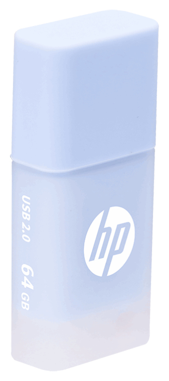 MEMORIA USB 2.0 HP 64GB V168 AZUL - detalle