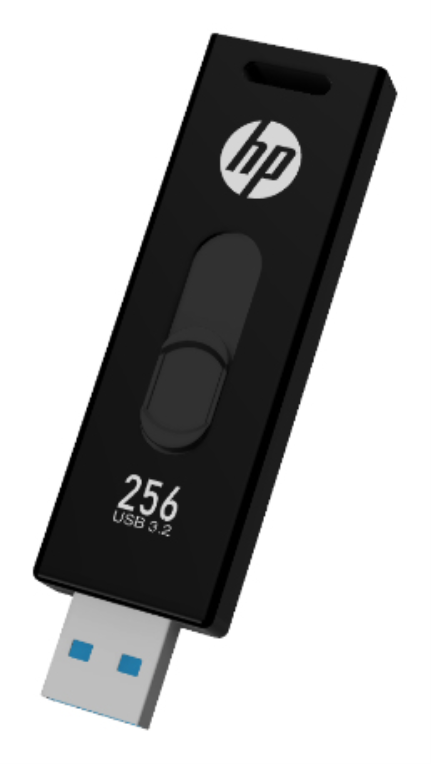 MEMORIA USB 3.2 HP 256GB X911W NEGRO - detalle