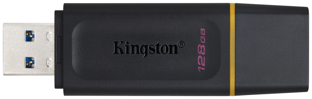 MEMORIA USB 3.2 KINGSTON 128GB DATATRAVELER EXODIA NEGRO DORADO - detalle