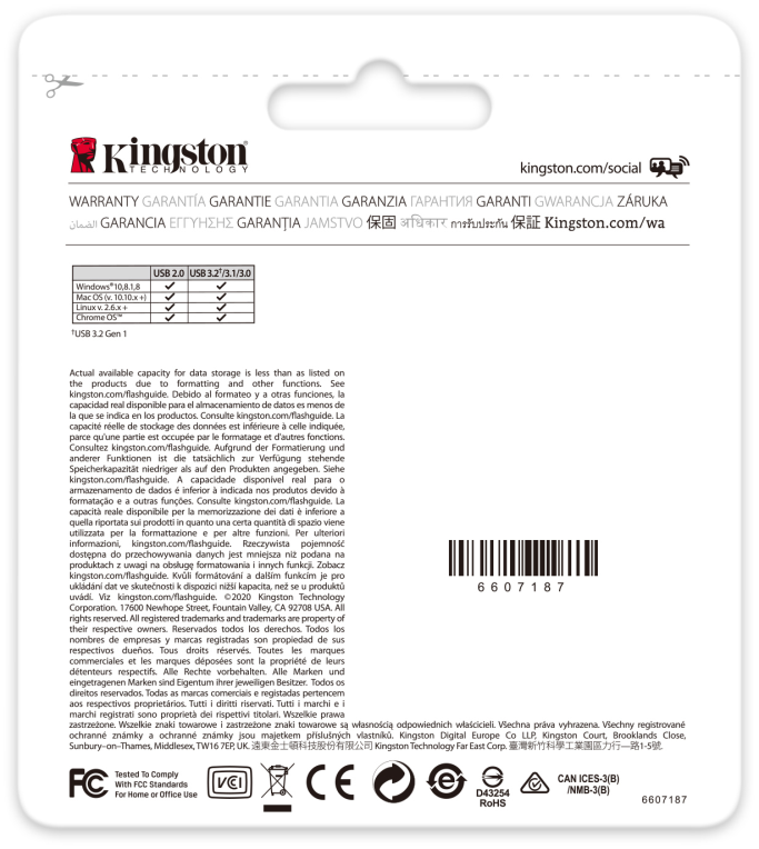 MEMORIA USB 3.2 KINGSTON 256GB DATATRAVELER EXODIA NEGRO ROJO - detalle