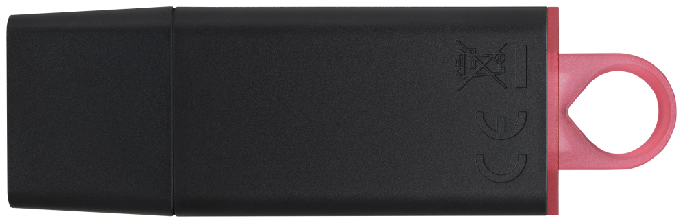 MEMORIA USB 3.2 KINGSTON 256GB DATATRAVELER EXODIA NEGRO ROJO - detalle