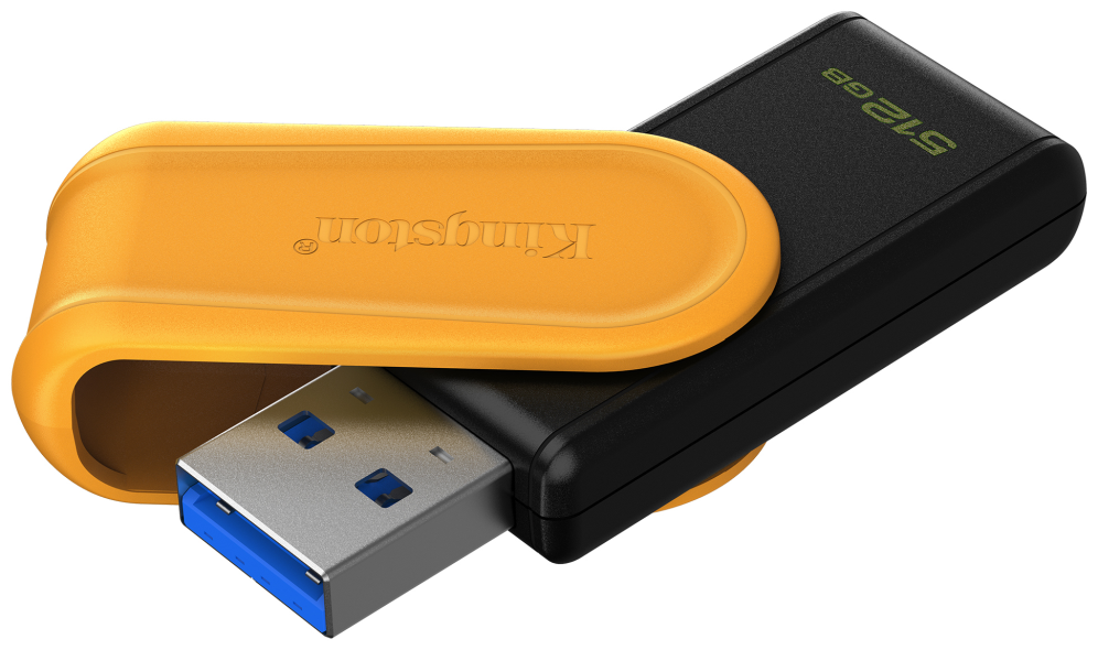 MEMORIA USB 3.2 KINGSTON 512GB DTXS/512GB BLACK/YELLOW - detalle