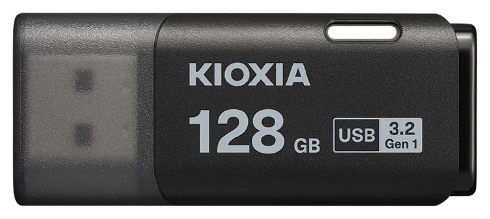 MEMORIA USB 3.2 KIOXIA 128GB U301 HAYABUSA NEGRO