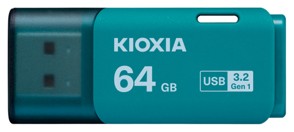 MEMORIA USB 3.2 KIOXIA 64GB U301 AQUA