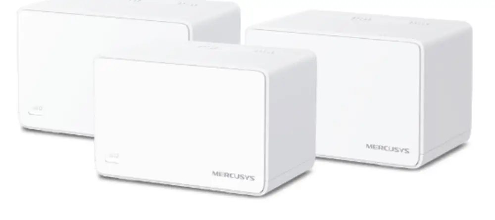 Mercusys Halo H80X (3-pack) Doble banda (2.4 GHz / 5 GHz) Wi-Fi 6 (802.11ax) Blanco Interno
