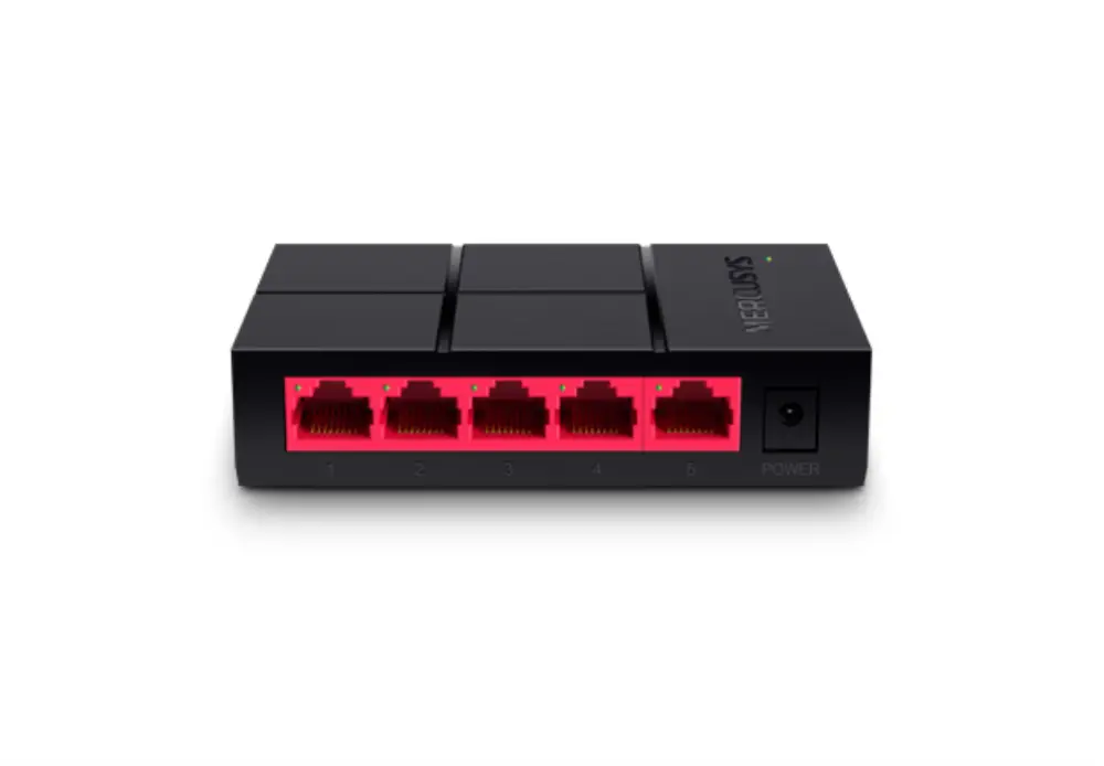 Mercusys MS105G switch No administrado Gigabit Ethernet (10/100/1000) Negro