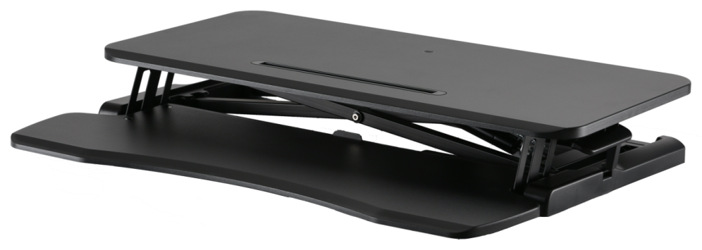 MESA EWENT DE TRABAJO SIT STAND DE ALTURA REGULABLE CON BANDEJA PARA TECLADO - detalle
