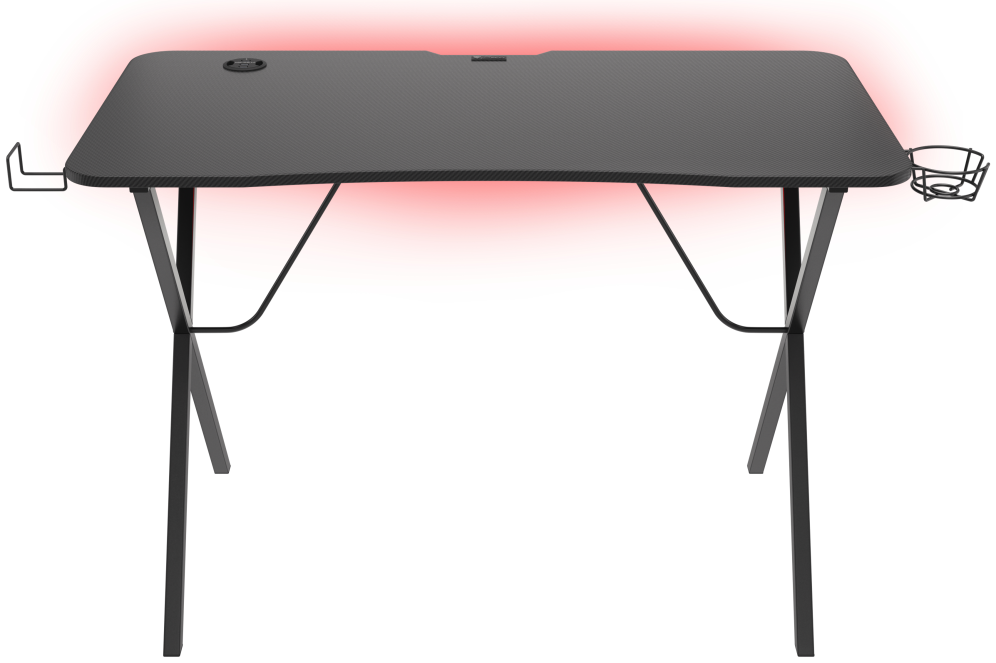 MESA GAMING GENESIS HOLM 200 RGB NEGRO CARBONO