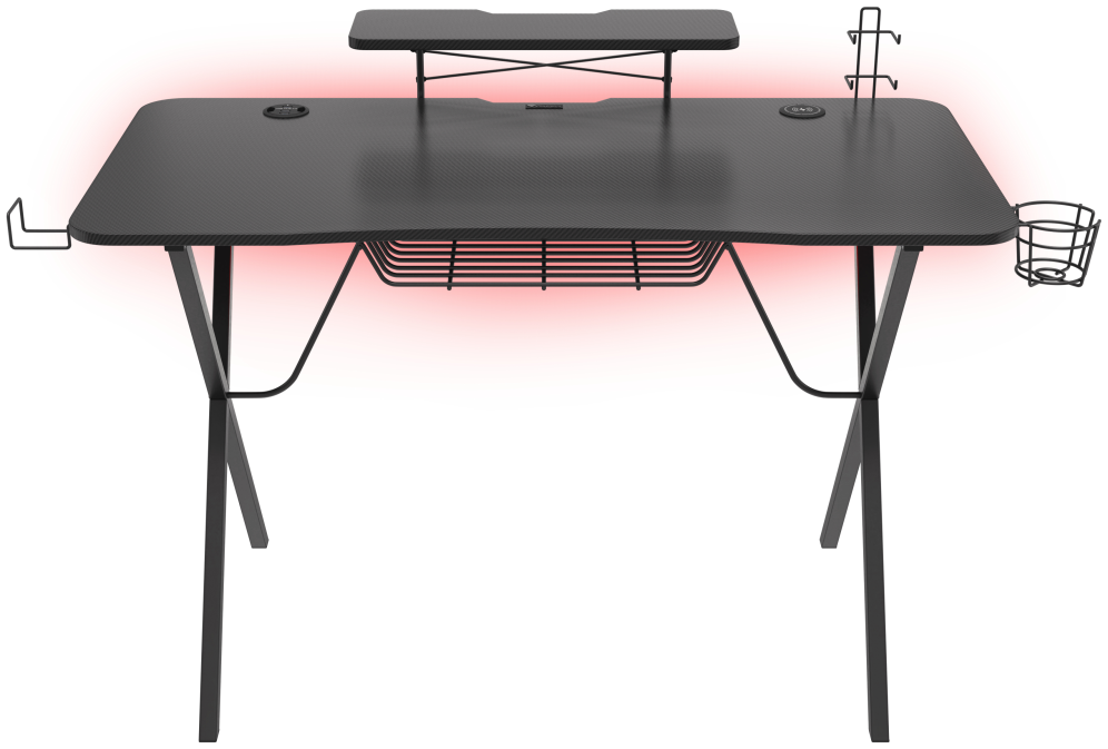 MESA GAMING GENESIS HOLM 300 RGB NEGRO CARBONO - detalle