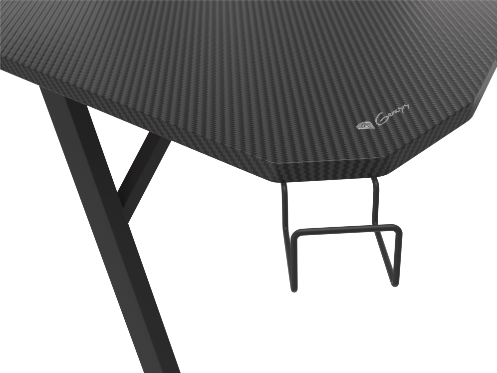 MESA GAMING GENESIS HOLM 510 RGB NEGRO CARBONO 160X75 CM - detalle