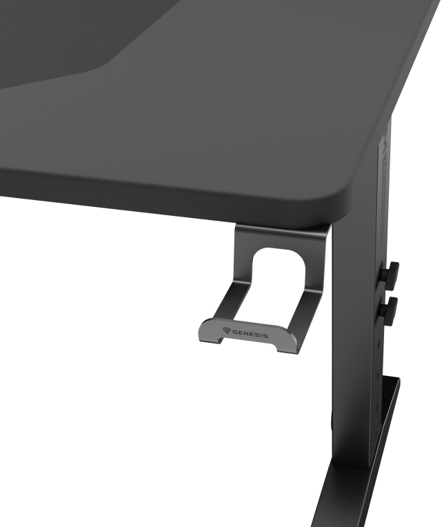 MESA GAMING GENESIS HOLM MODULAR 120 RGB NEGRO 120X75 CM - detalle