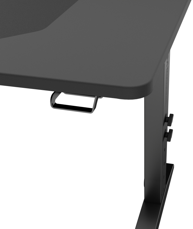 MESA GAMING GENESIS HOLM MODULAR 120 RGB NEGRO 120X75 CM - detalle
