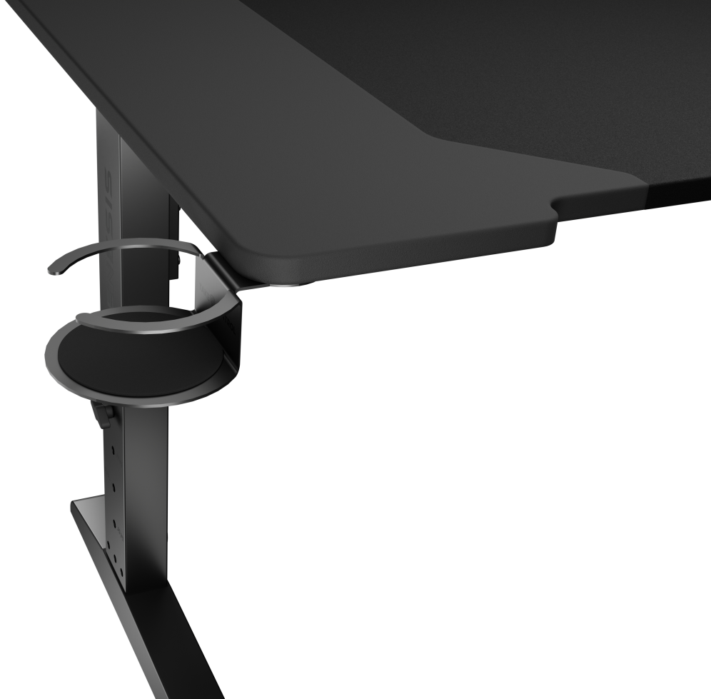 MESA GAMING GENESIS HOLM MODULAR 120 RGB NEGRO 120X75 CM - detalle