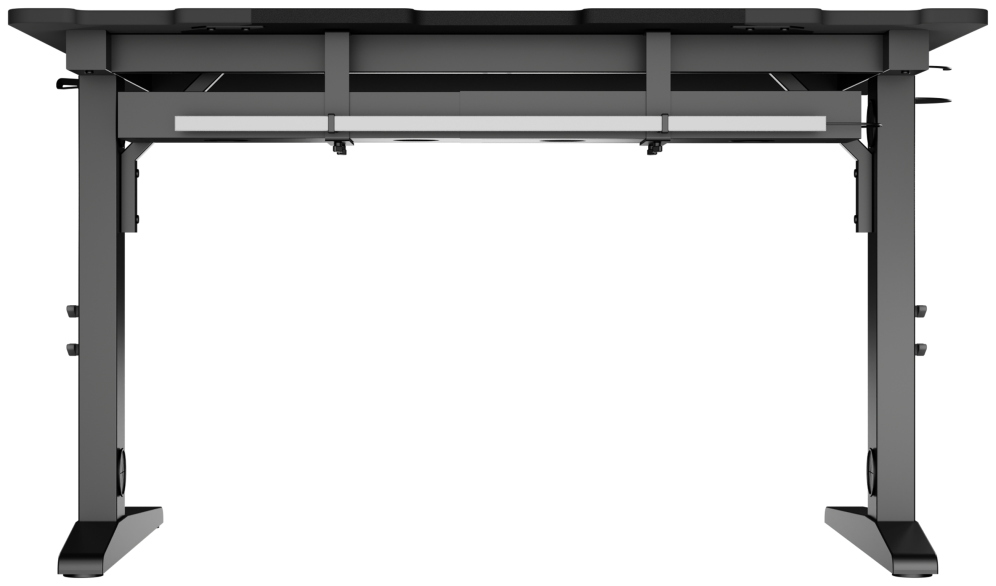 MESA GAMING GENESIS HOLM MODULAR 120 RGB NEGRO 120X75 CM - detalle