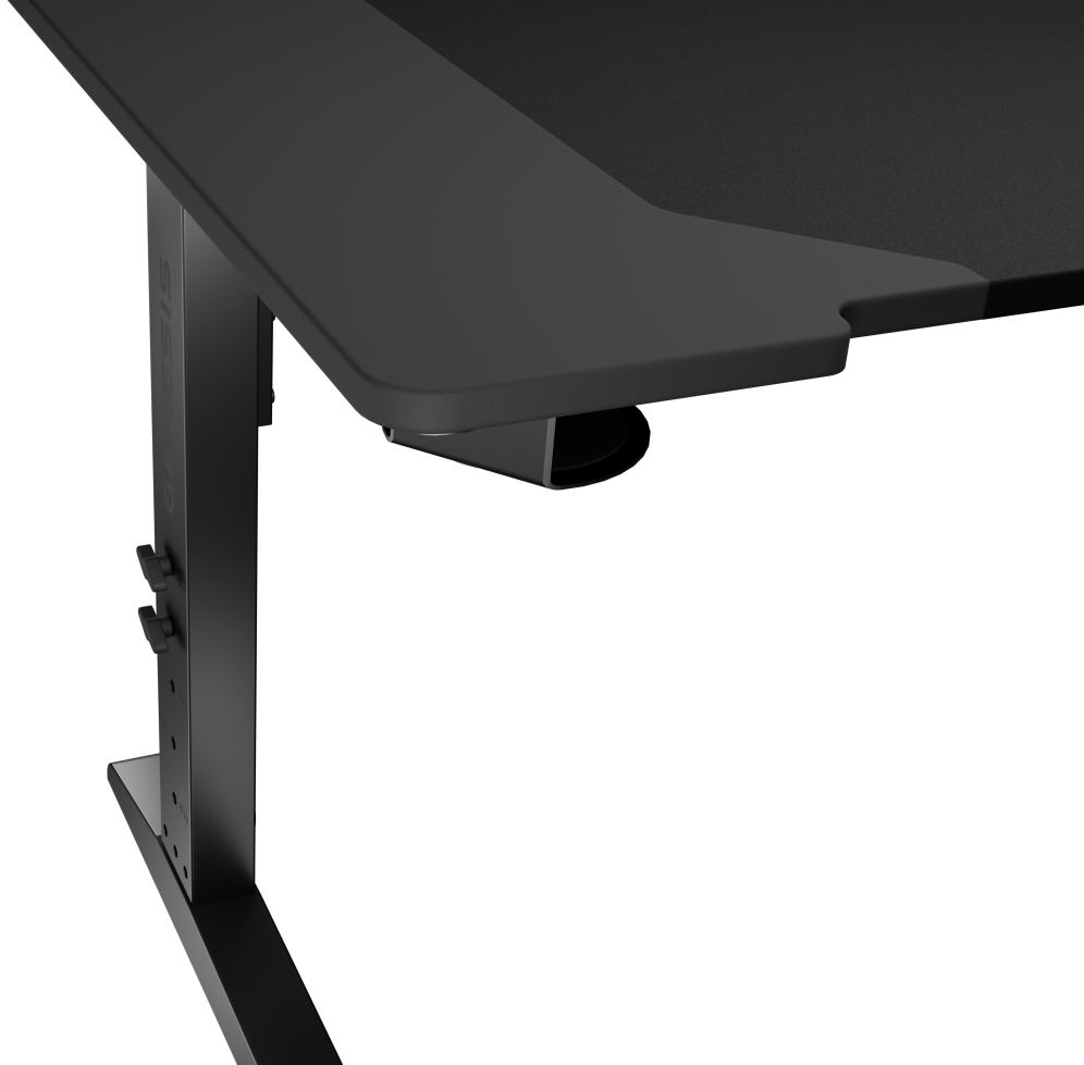 MESA GAMING GENESIS HOLM MODULAR 120 RGB NEGRO 120X75 CM - detalle