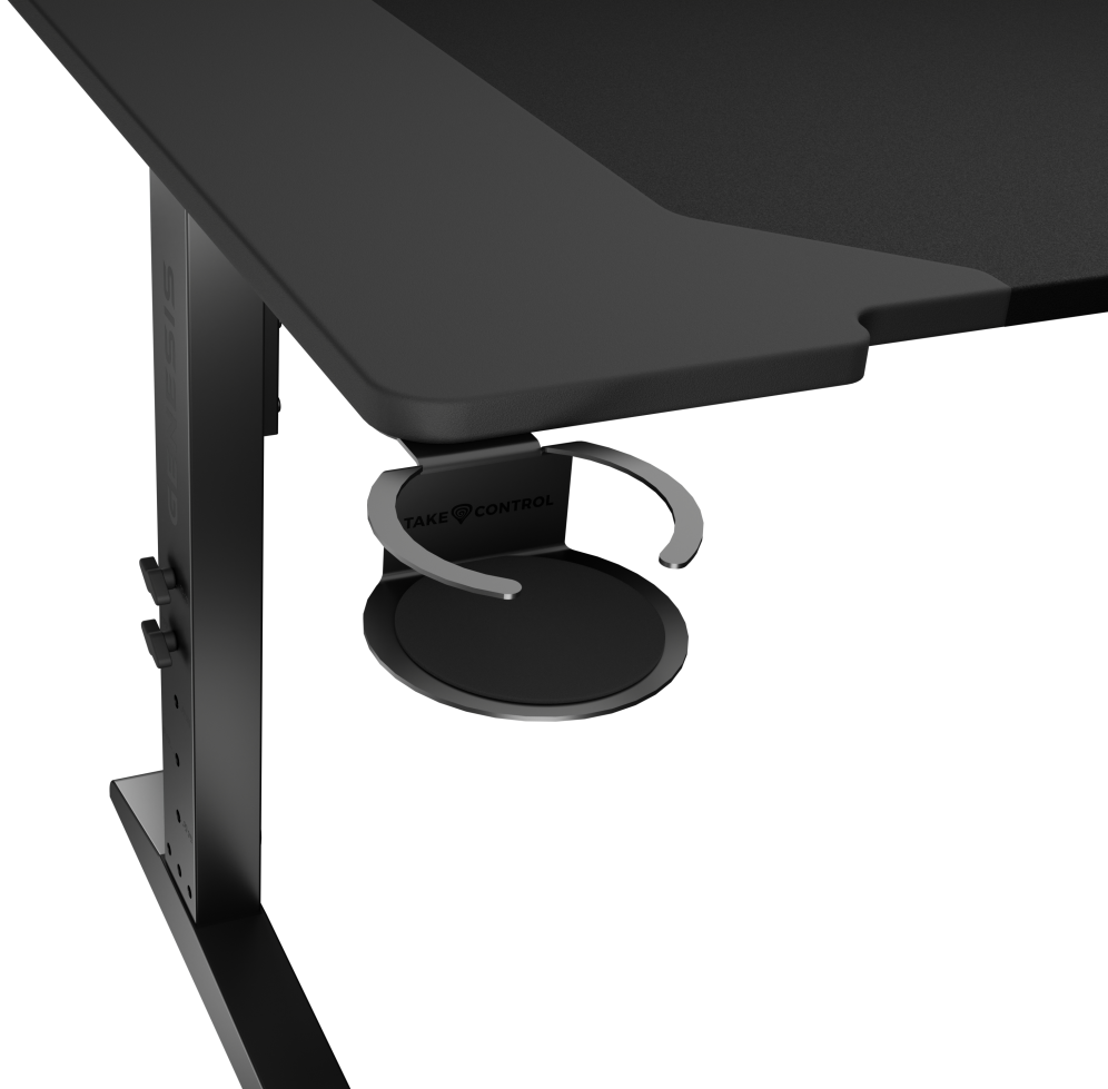MESA GAMING GENESIS HOLM MODULAR 120 RGB NEGRO 120X75 CM - detalle