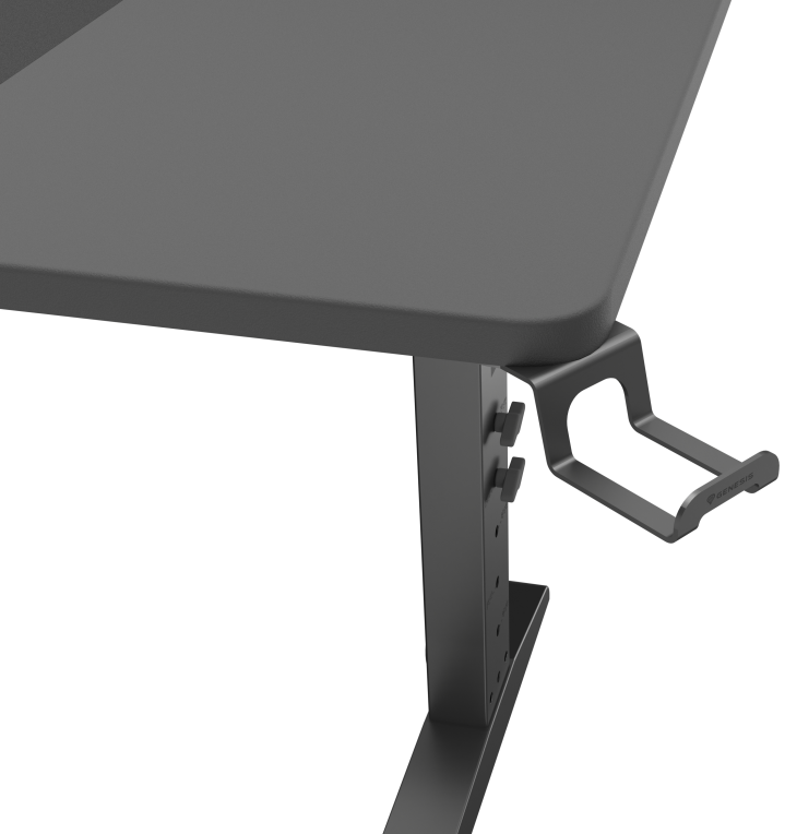 MESA GAMING GENESIS HOLM MODULAR 140 RGB NEGRO 140X75 CM - detalle