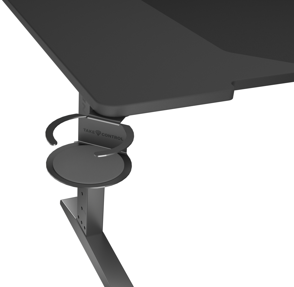MESA GAMING GENESIS HOLM MODULAR 140 RGB NEGRO 140X75 CM - detalle