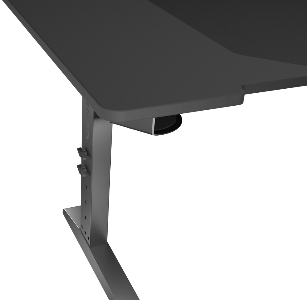 MESA GAMING GENESIS HOLM MODULAR 140 RGB NEGRO 140X75 CM - detalle