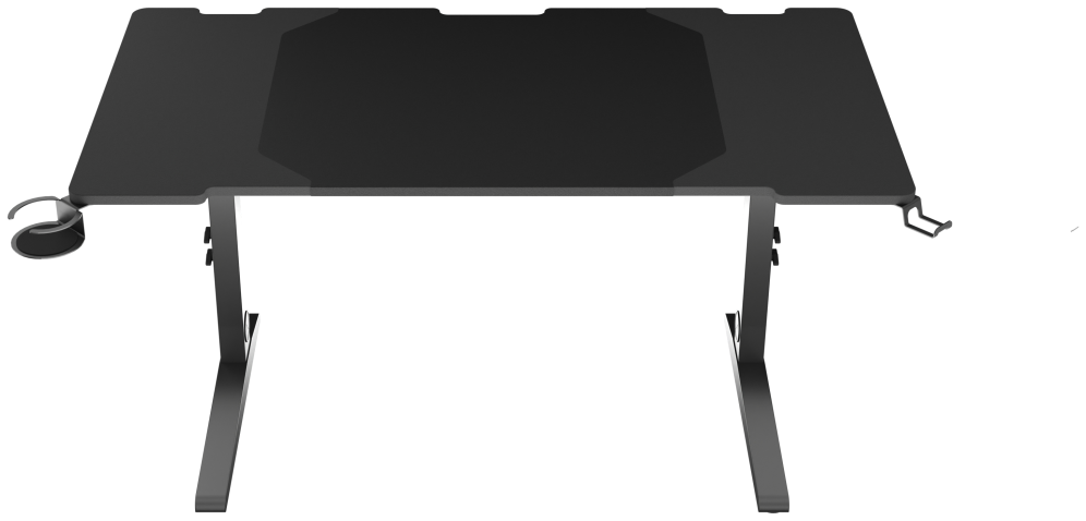 MESA GAMING GENESIS HOLM MODULAR 140 RGB NEGRO 140X75 CM - detalle