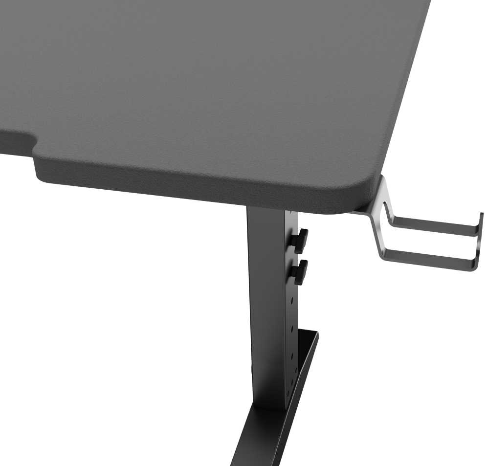 MESA GAMING GENESIS HOLM MODULAR 180 RGB NEGRO 180X75 CM - detalle