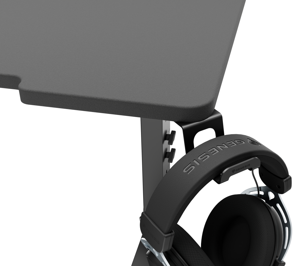 MESA GAMING GENESIS HOLM MODULAR 180 RGB NEGRO 180X75 CM - detalle