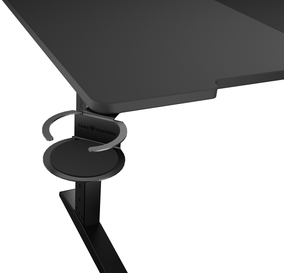 MESA GAMING GENESIS HOLM MODULAR 180 RGB NEGRO 180X75 CM - detalle