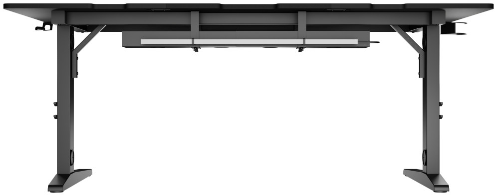 MESA GAMING GENESIS HOLM MODULAR 180 RGB NEGRO 180X75 CM - detalle