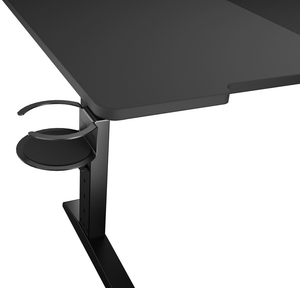 MESA GAMING GENESIS HOLM MODULAR 180 RGB NEGRO 180X75 CM - detalle