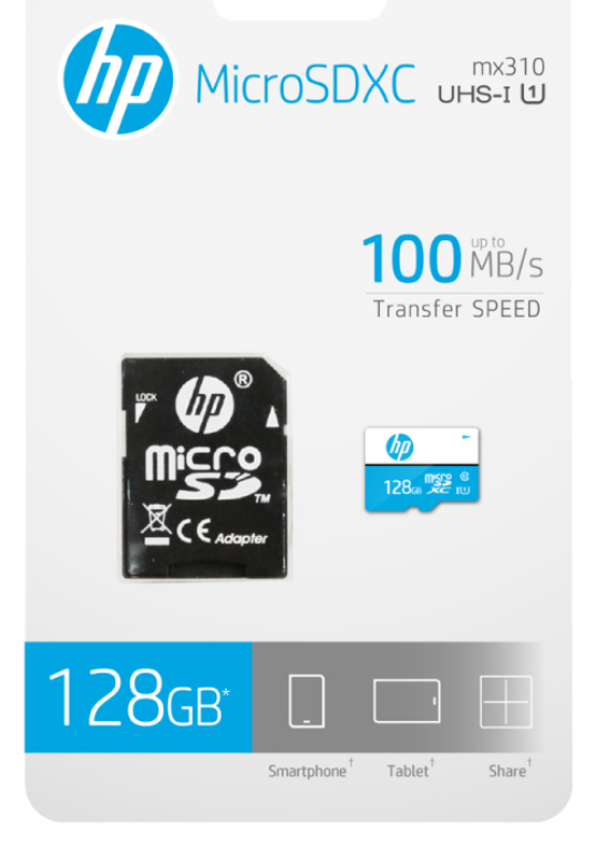 MICRO SD HP 128GB UHS-I U1 - detalle