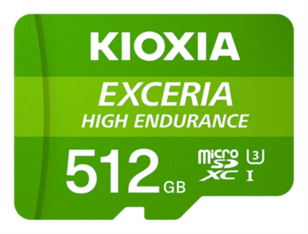 MICRO SD KIOXIA 512GB EXCERIA HIGH ENDURANCE UHS-I C10 R98 CON ADAPTADOR