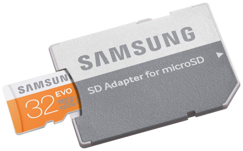 MICRO SD SAMSUNG 32GB EVO C10 R100/W60 CON ADAPTADOR - detalle