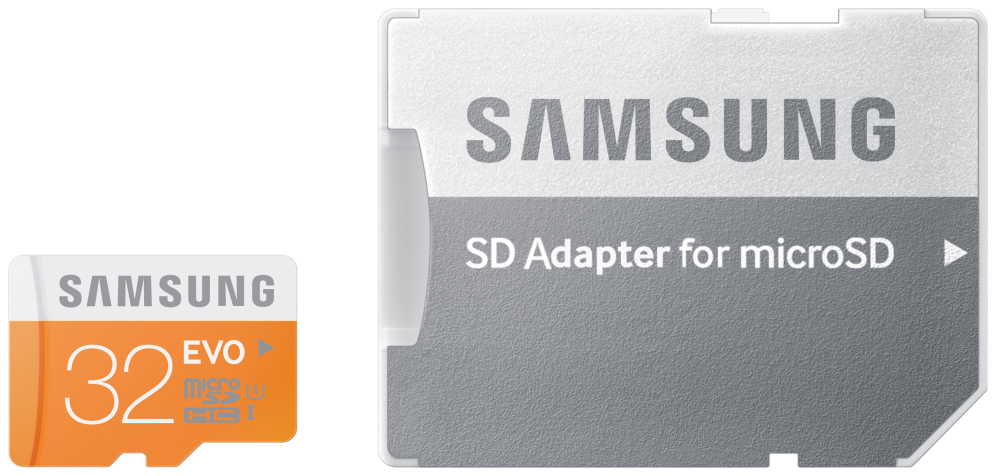 MICRO SD SAMSUNG 32GB EVO C10 R100/W60 CON ADAPTADOR
