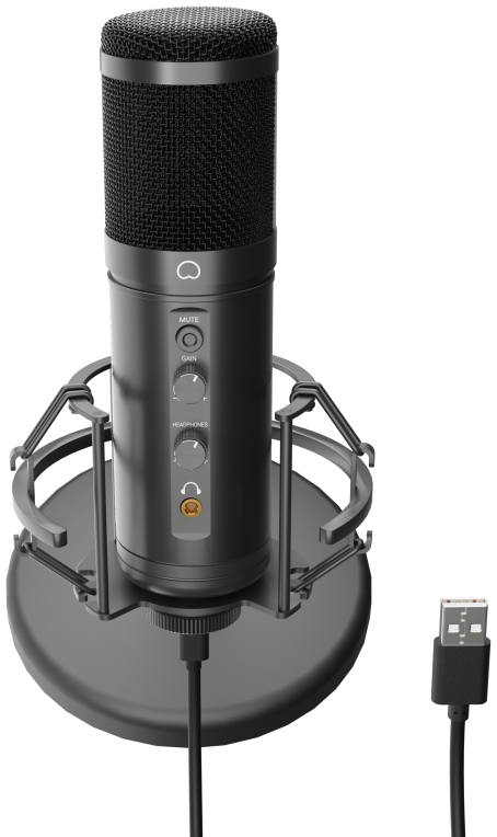 MICROFONO GENESIS RADIUM 600 G2 CONDENSADOR CARDIODE USB SOBREMESA - detalle