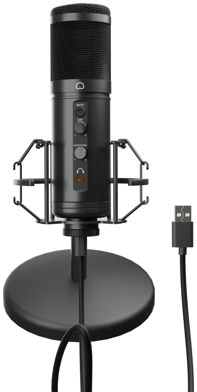 MICROFONO GENESIS RADIUM 600 G2 CONDENSADOR CARDIODE USB SOBREMESA - detalle