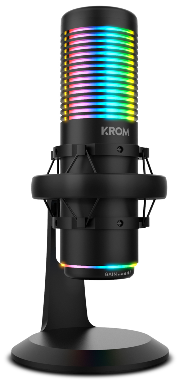 MICROFONO KROM KAZE STREAMING RGB - detalle