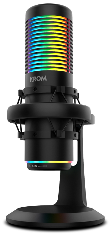 MICROFONO KROM KAZE STREAMING RGB - detalle