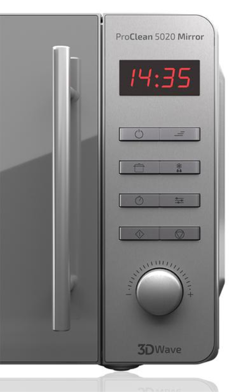 MICROONDAS CECOTEC 20L PROCLEAN 5020 MIRROR - detalle