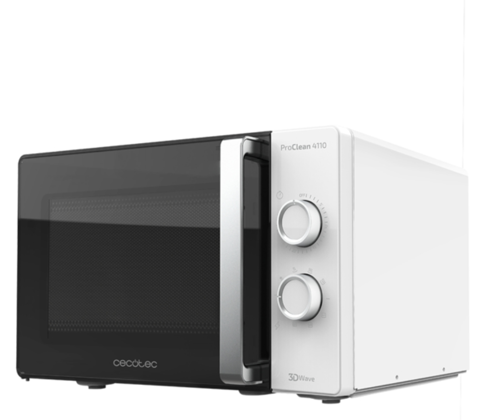 Cecotec 01547 microondas Blanco Microondas con grill Encimera 23 L 700 W