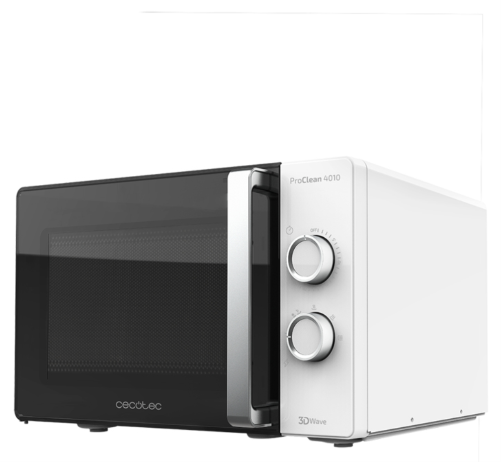 Cecotec 01546 microondas Blanco Solo microondas Encimera 23 L 700 W
