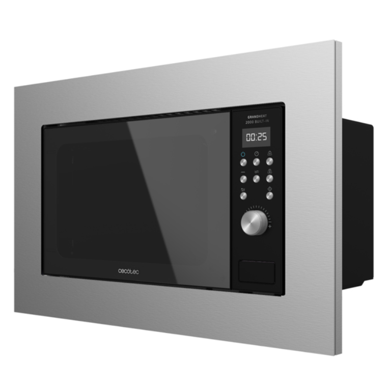 Cecotec 01380 microondas Negro. Acero Microondas con grill Integrado 20 L 700 W